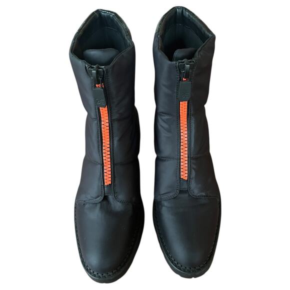 NEW Sam Edelman Black Jalissa Boots Water Resistant Chunky Heel Zipper Women's 9 - Picture 4 of 8